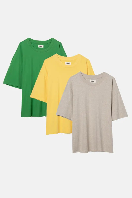 OVERSIZED CROP CORE TEE 3 PACK sold by Elwood Clothing
