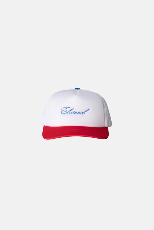SCRIPT TRUCKER HAT sold by Elwood Clothing