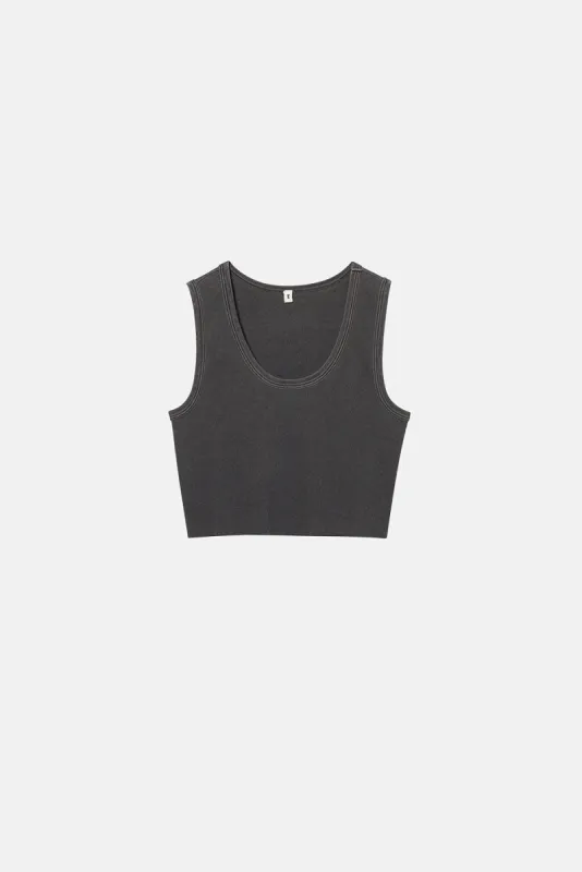 MALIBU CROP TANK sold by Elwood Clothing