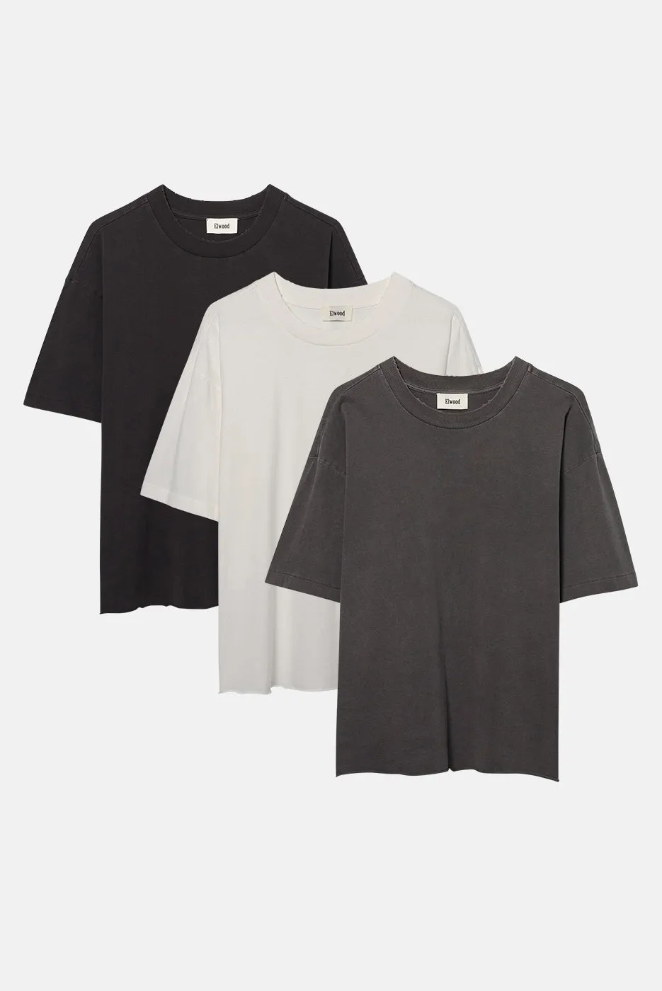 OVERSIZED CROP CORE TEE 3 PACK sold by Elwood Clothing