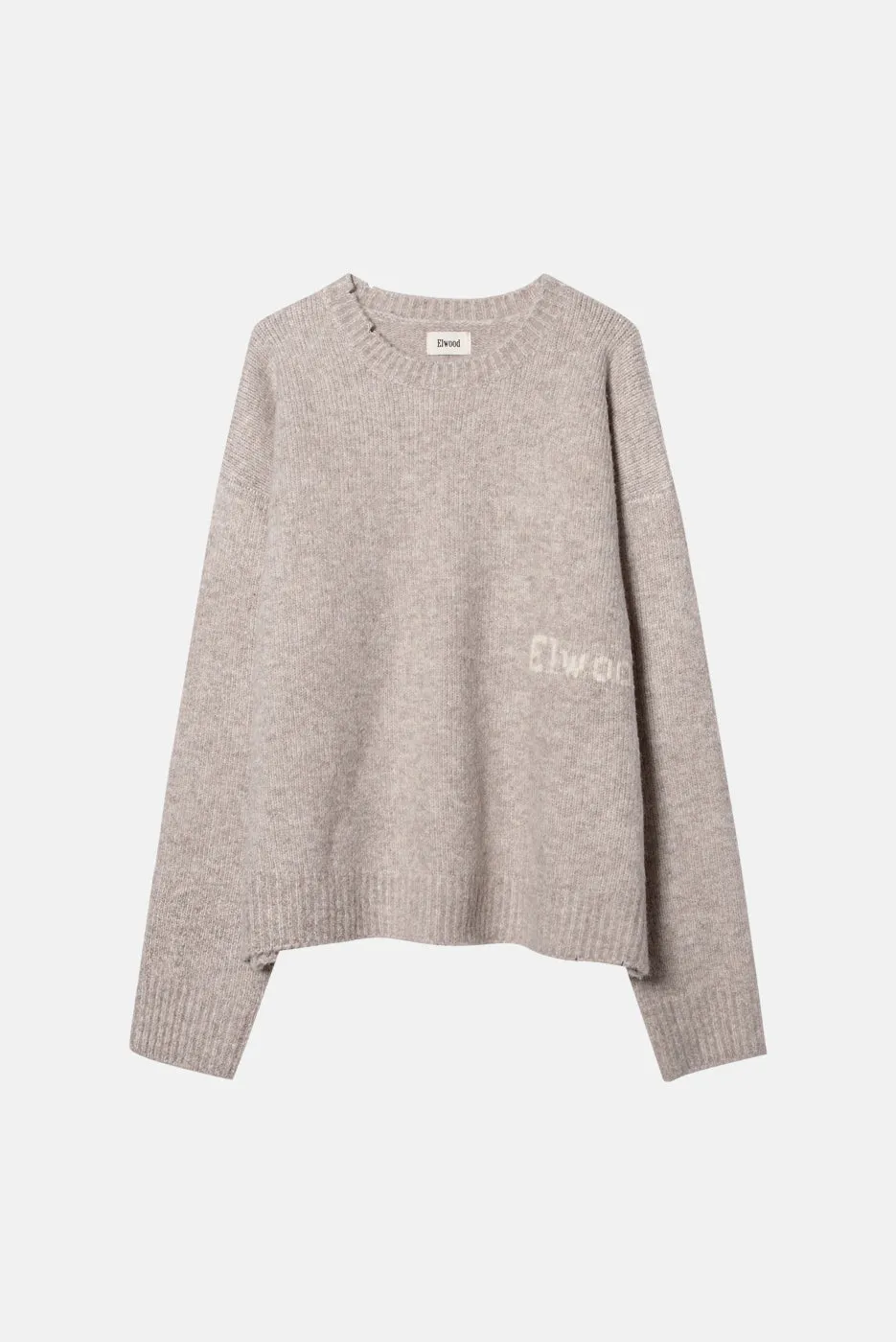 24AW ヴィ トゥエルヴ ニット XXlL クリーム US KNIT Elwood Clothing KNIT SWEATER | Parallel