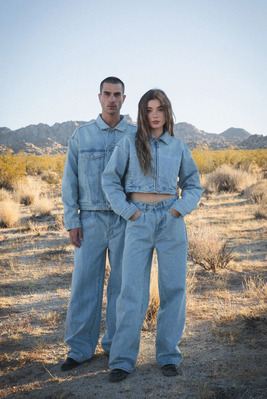 BAGGY PLEATED DENIM sold by Elwood Clothing product image thumbnail 4