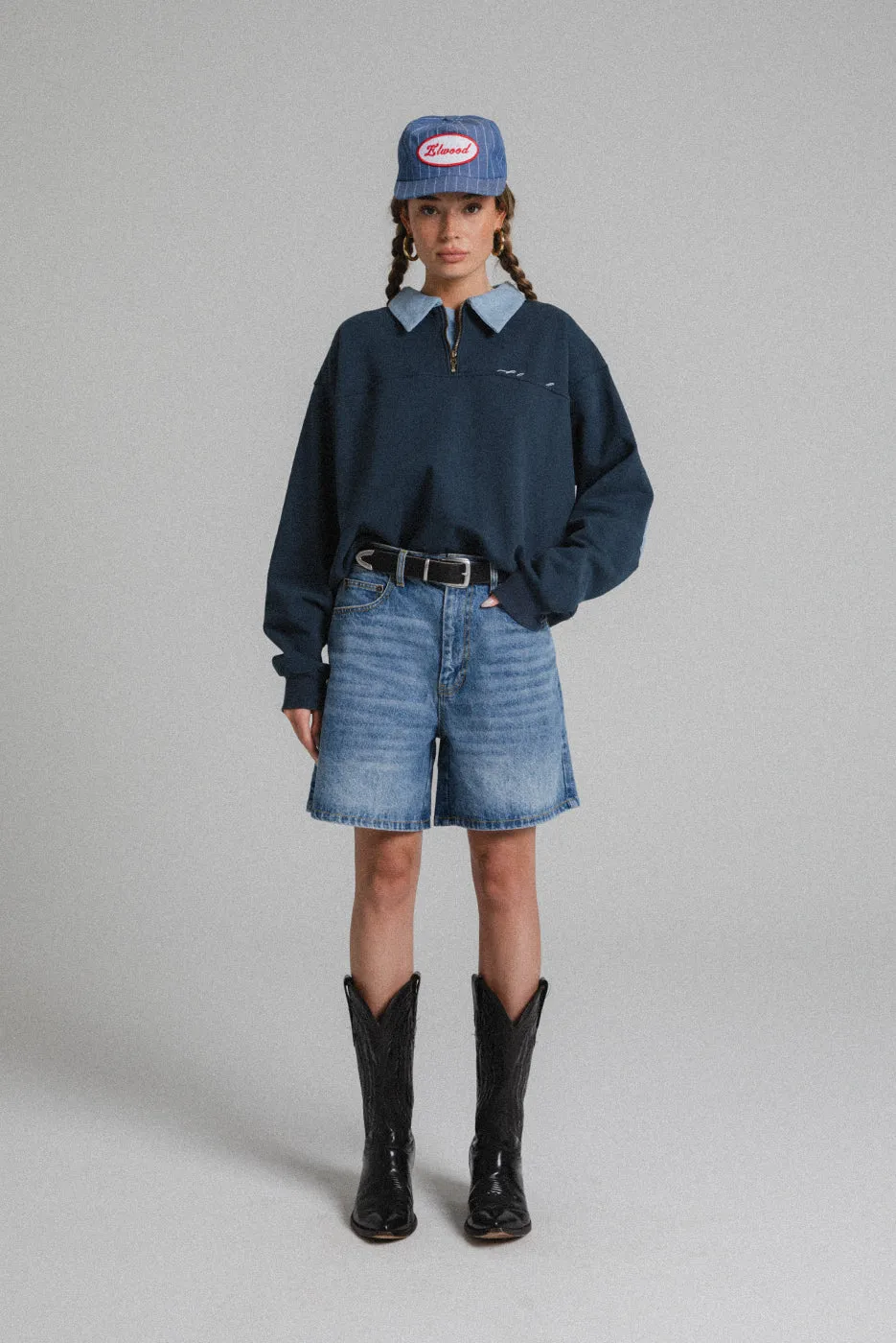 DENIM COLLAR POLO sold by Elwood Clothing product image thumbnail 5