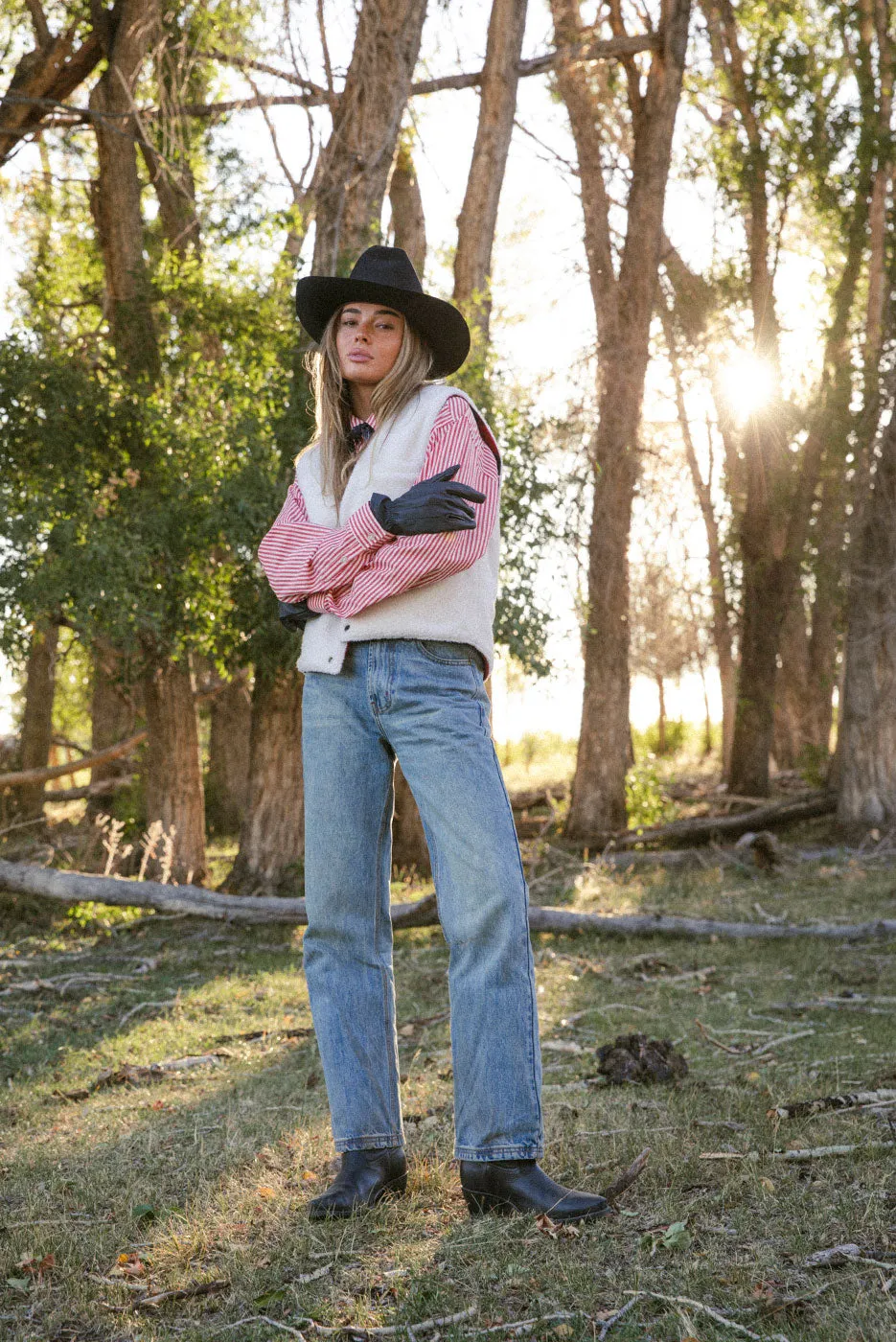 STRAIGHT LEG DENIM PANT sold by Elwood Clothing product image thumbnail 3