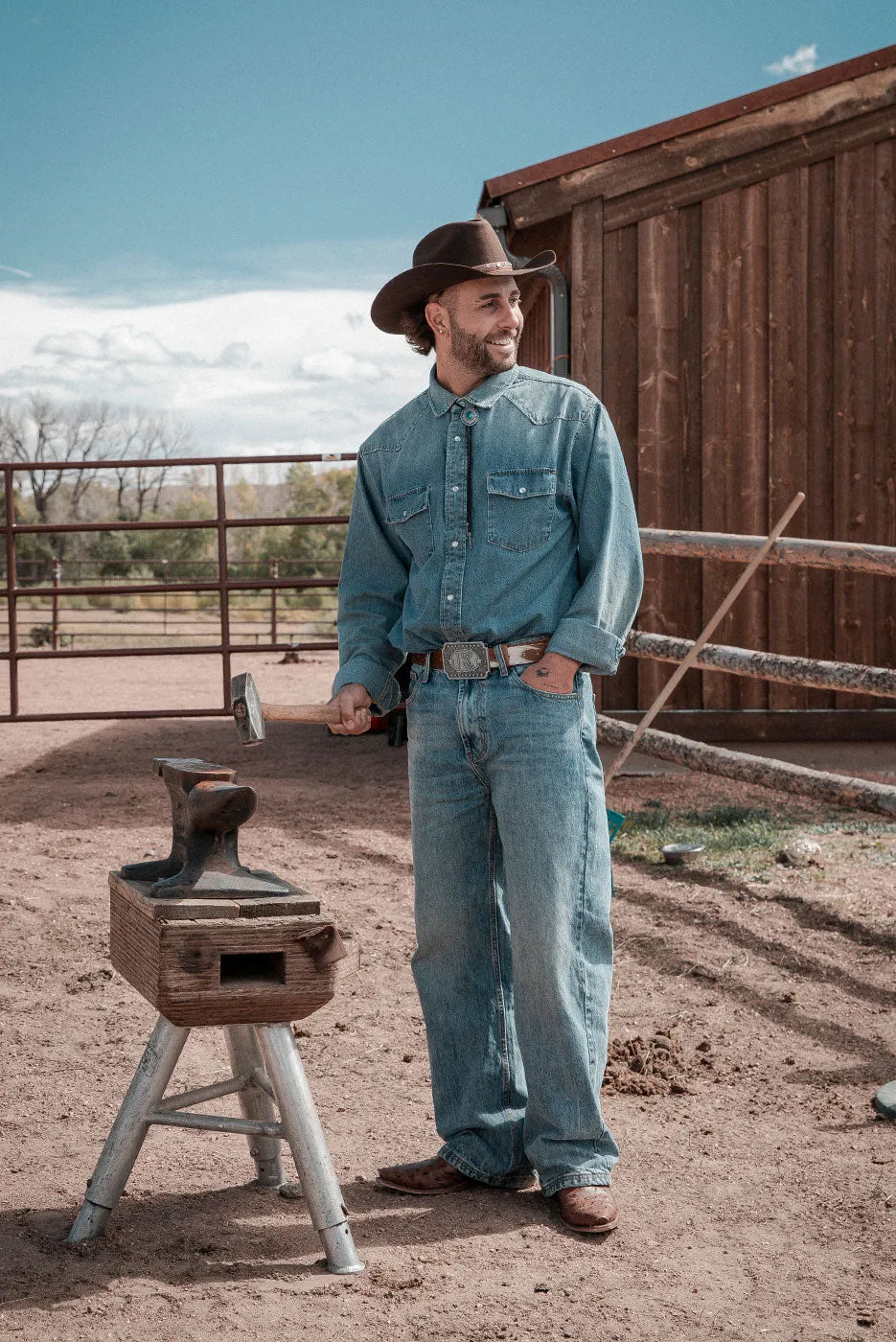 CHAMBRAY SHIRT sold by Elwood Clothing product image thumbnail 5