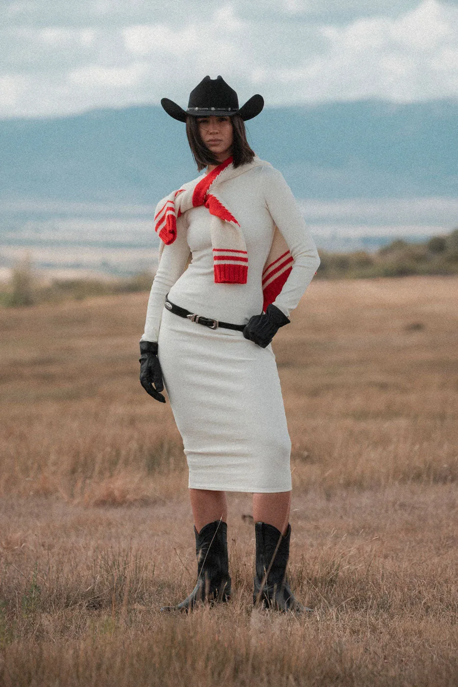 LONG SLEEVE BODYCON DRESS sold by Elwood Clothing product image thumbnail 3