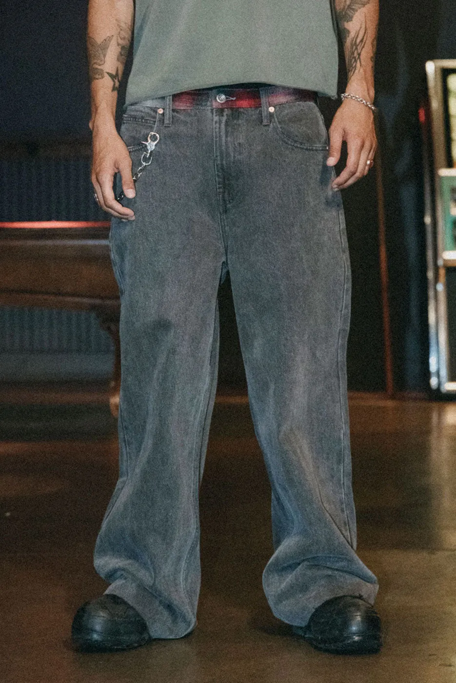 FLARE DENIM PANT sold by Elwood Clothing product image thumbnail 5