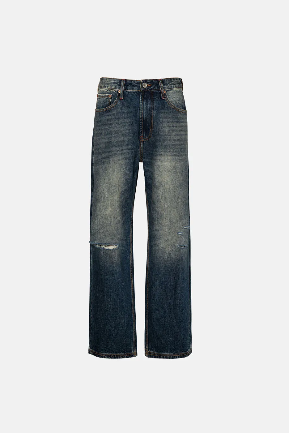 STRAIGHT LEG DENIM PANT sold by Elwood Clothing