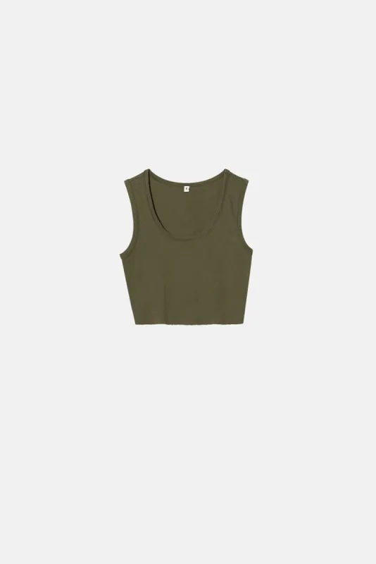 MALIBU CROP TANK sold by Elwood Clothing
