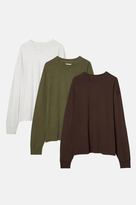 OVERSIZED CORE LS TEE 3 PACK sold by Elwood Clothing