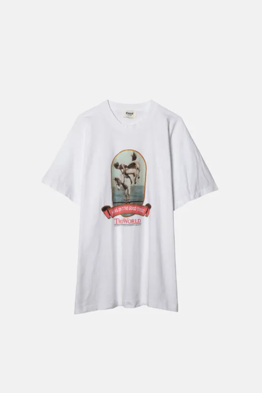 VINTAGE TROPWORLD TEE - L/XL made by Elwood Clothing