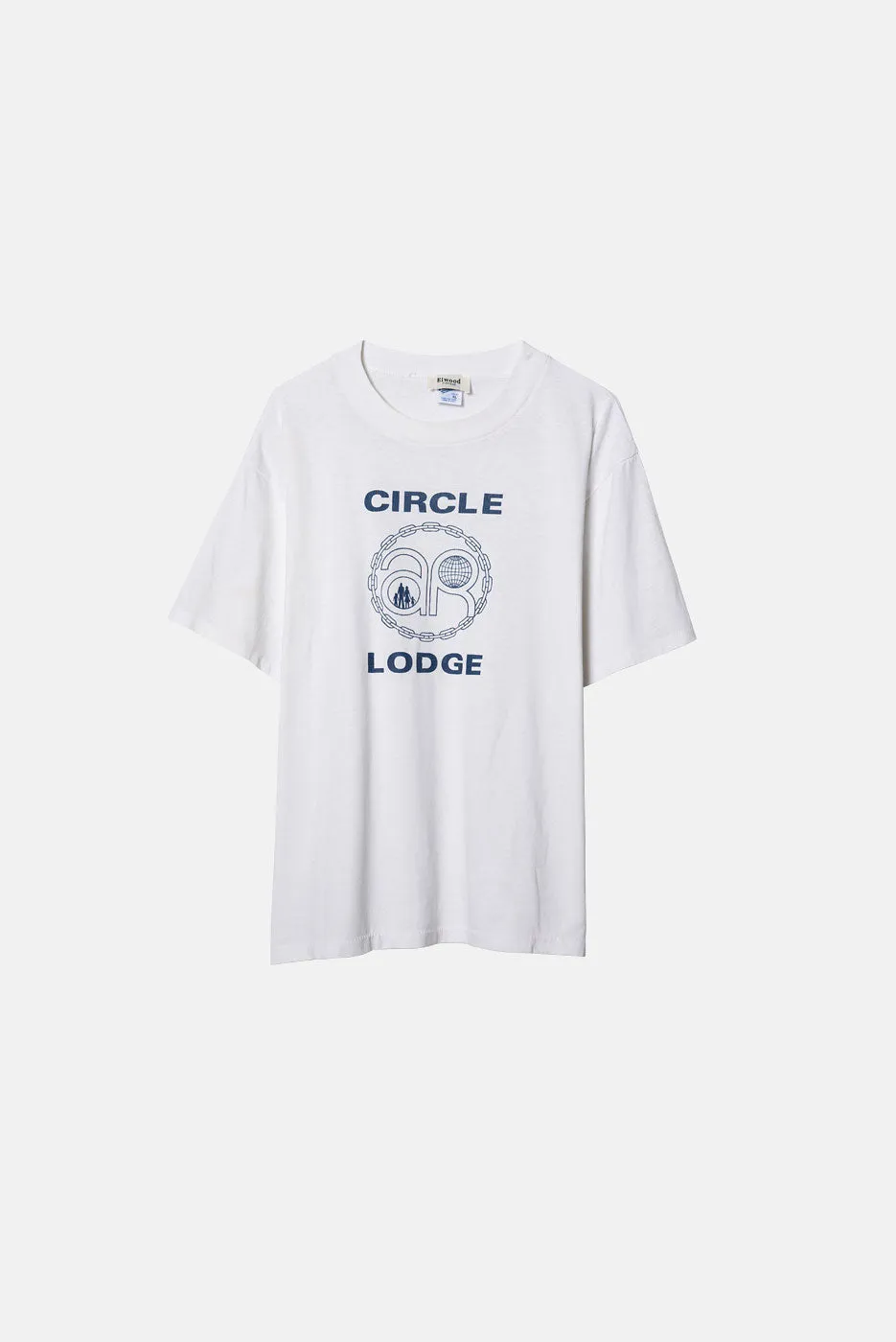 VINTAGE CIRCLE LODGE TEE - L sold by Elwood Clothing