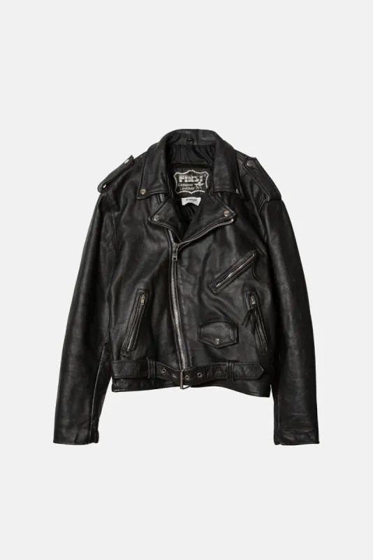 VINTAGE FIRST LEATHER JACKET - S sold by Elwood Clothing