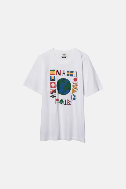VINTAGE GLOBAL TEE - M sold by Elwood Clothing