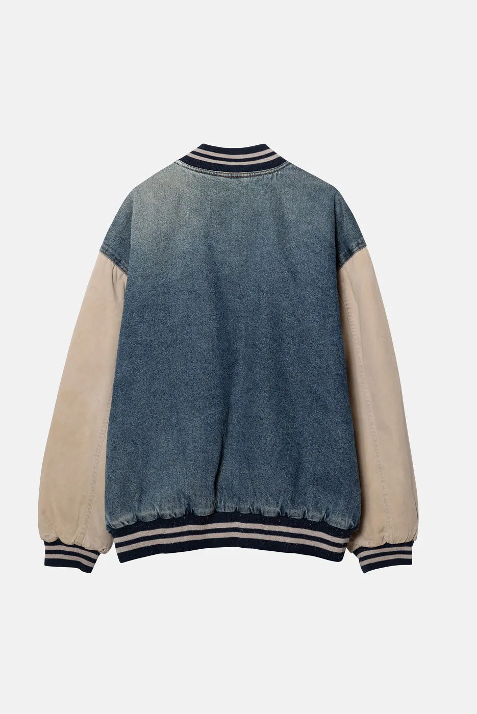 VINTAGE DENIM LETTERMAN - L/XL sold by Elwood Clothing product image thumbnail 2