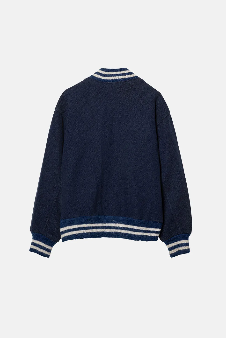 VINTAGE BLUE LETTERMAN JACKET - M sold by Elwood Clothing product image thumbnail 2