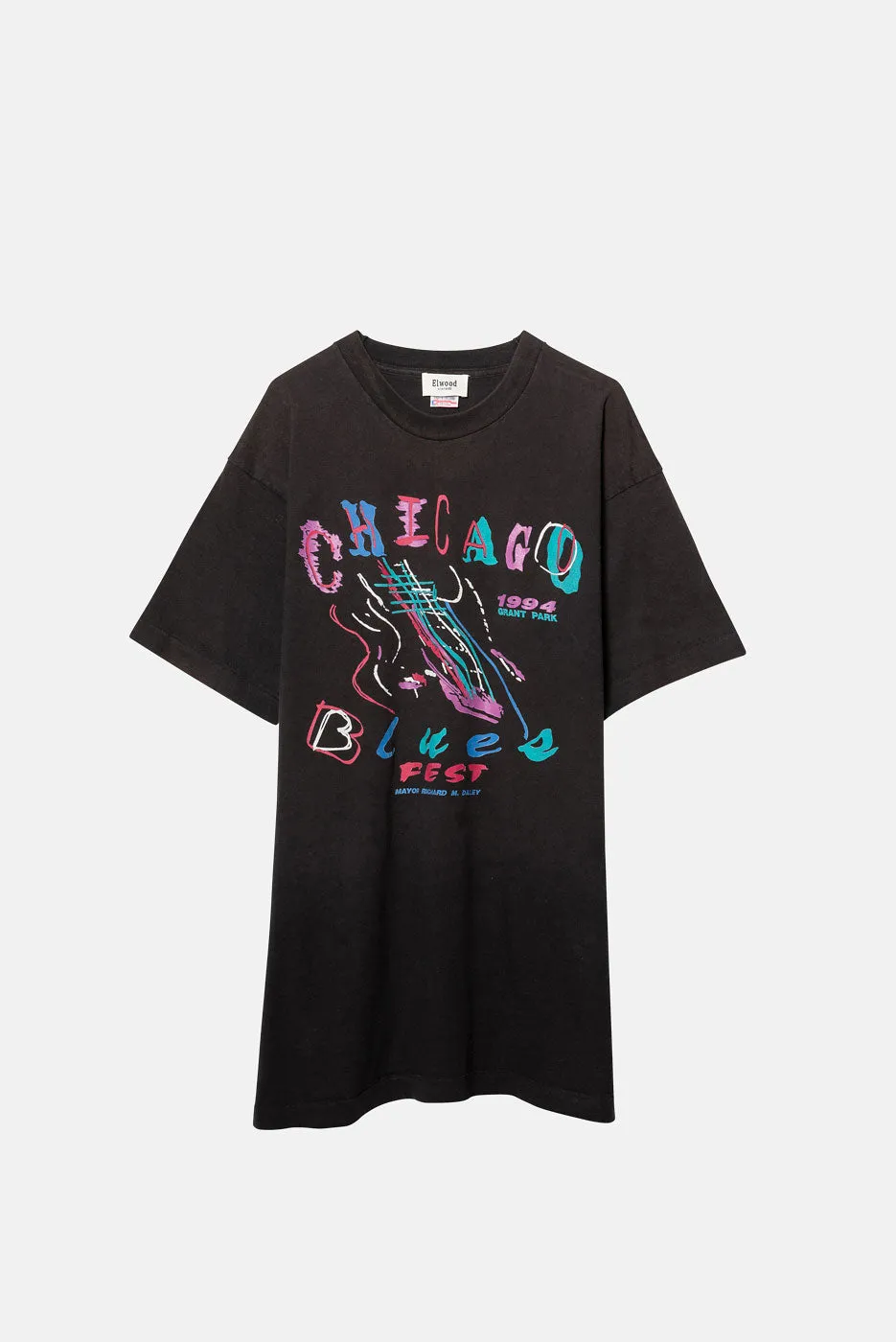 VINTAGE 94' CHICAGO BLUES TEE - L/XL sold by Elwood Clothing