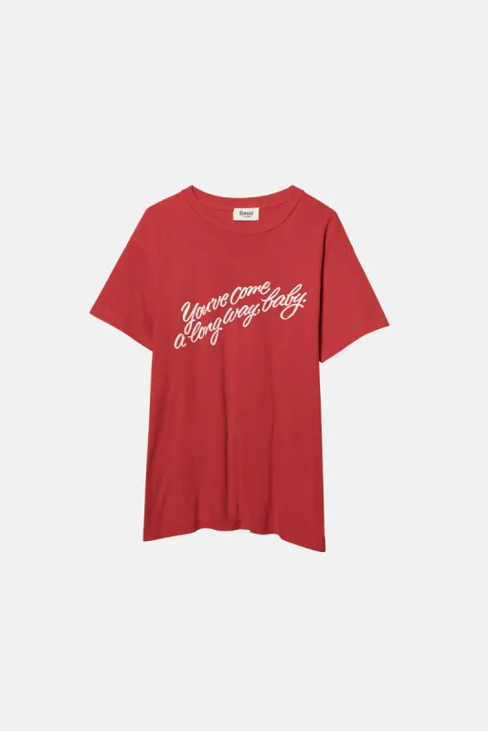 VINTAGE A LONG WAY TEE - M sold by Elwood Clothing