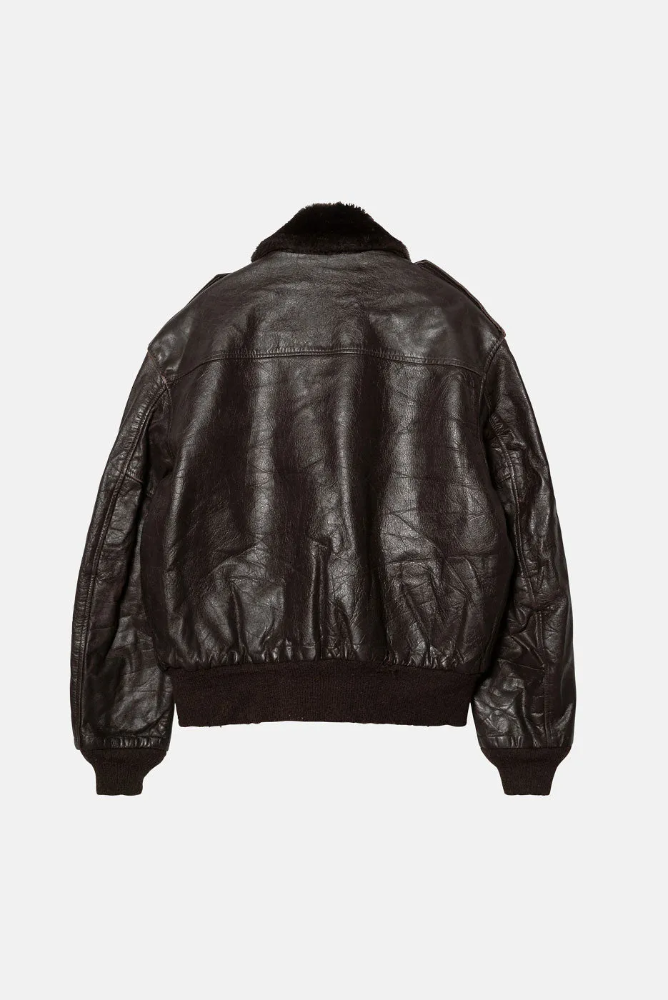 VINTAGE BROWN LEATHER JACKET - M sold by Elwood Clothing product image thumbnail 2