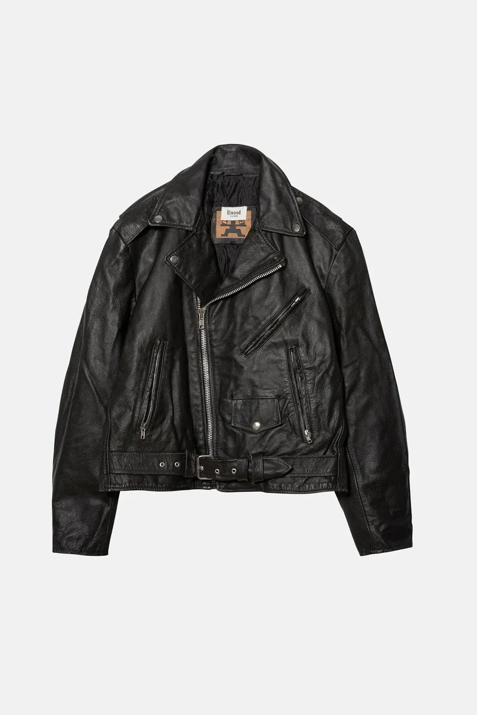VINTAGE LEATHER JACKET - S sold by Elwood Clothing