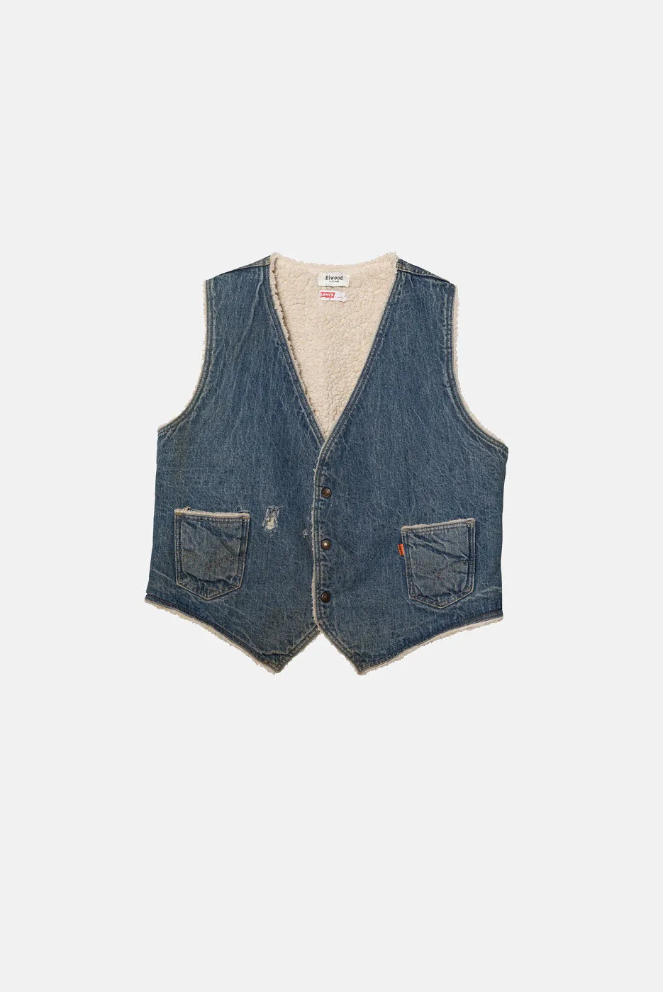 VINTAGE LEVI'S VEST - XL sold by Elwood Clothing