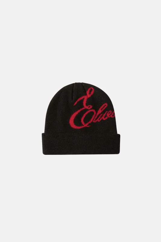 CASHMERE BLEND BRIM BEANIE sold by Elwood Clothing