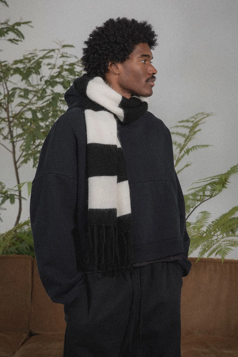 MOHAIR BLEND SCARF sold by Elwood Clothing product image thumbnail 2