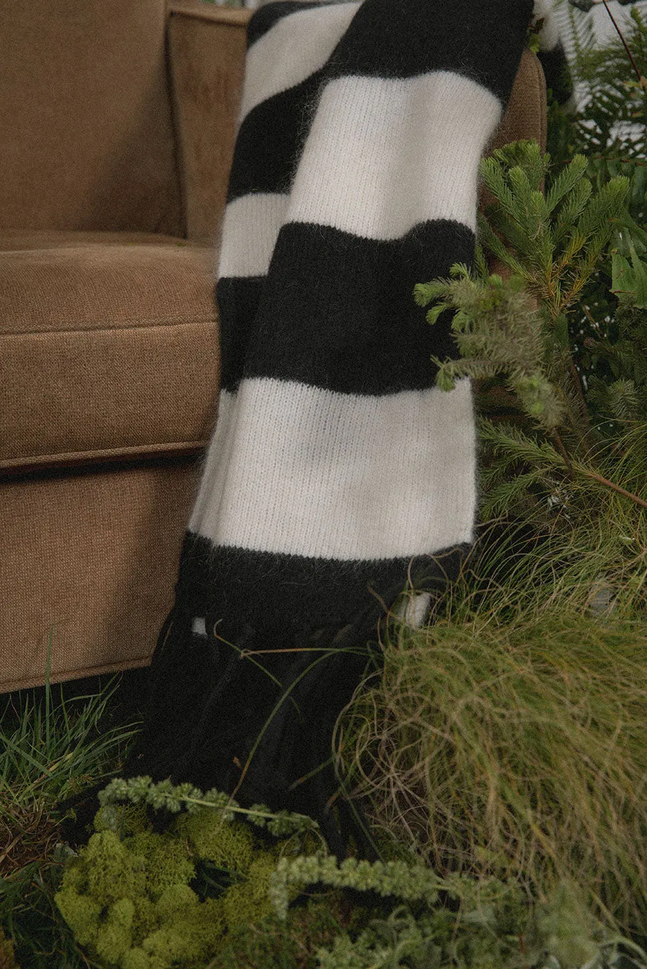 MOHAIR BLEND SCARF sold by Elwood Clothing product image thumbnail 4