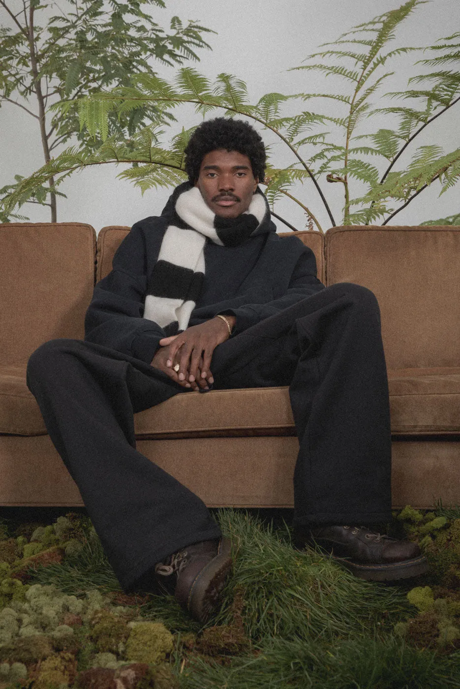 MOHAIR BLEND SCARF sold by Elwood Clothing product image thumbnail 3