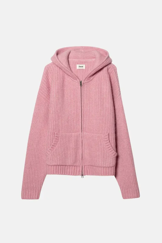 MOHAIR BLEND ZIP HOODIE sold by Elwood Clothing