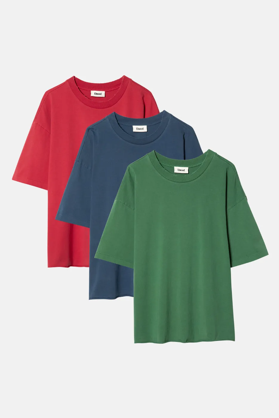 OVERSIZED CROP CORE TEE 3 PACK sold by Elwood Clothing