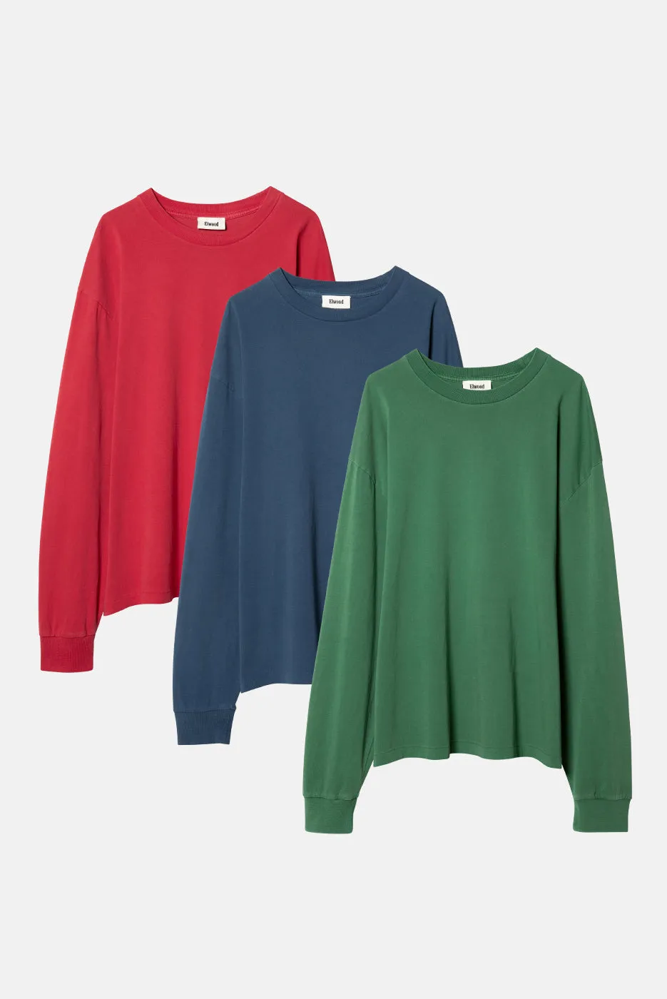 OVERSIZED CORE LS TEE 3 PACK sold by Elwood Clothing