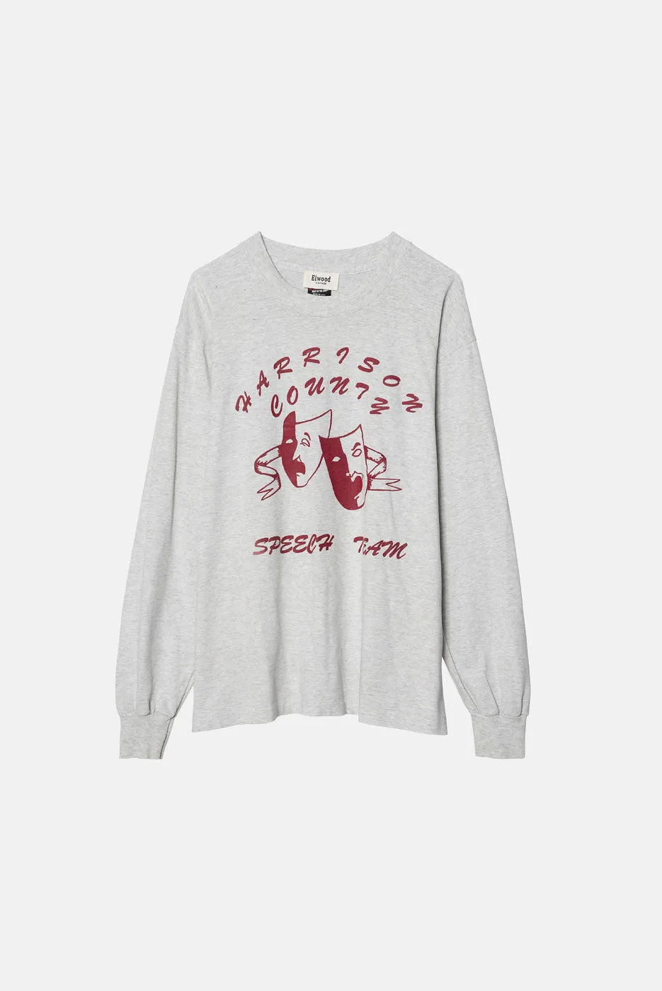 VINTAGE HARRISON COUNTY L/S TEE sold by Elwood Clothing