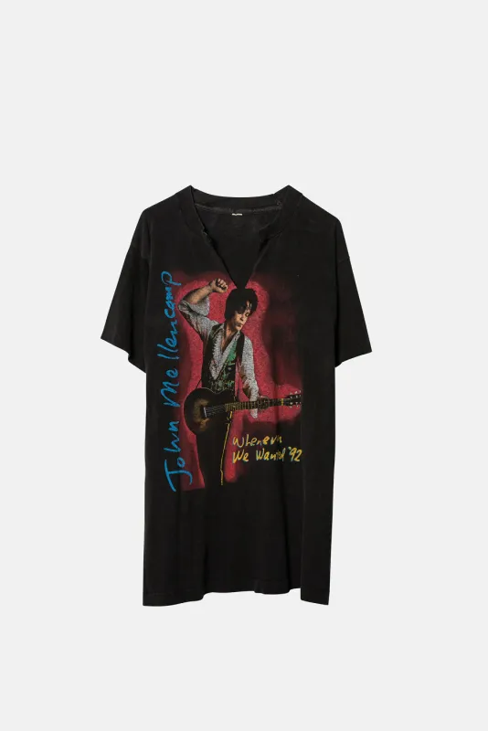 VINTAGE 92' JOHN MELLENCAMP TEE sold by Elwood Clothing
