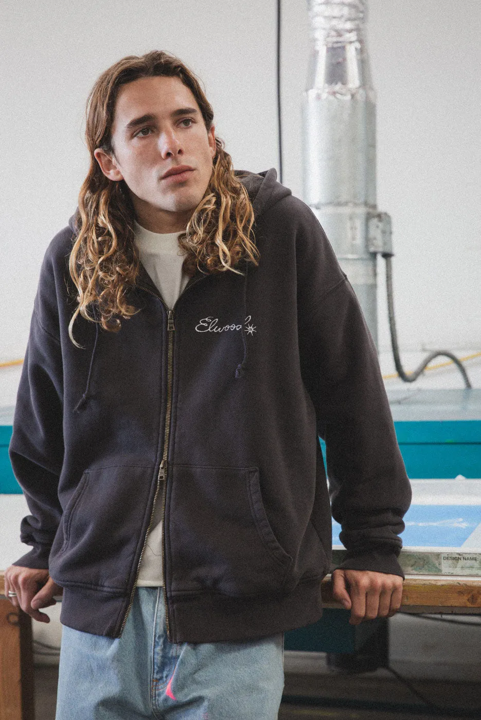 TRADEMARK ZIP HOODIE sold by Elwood Clothing product image thumbnail 3