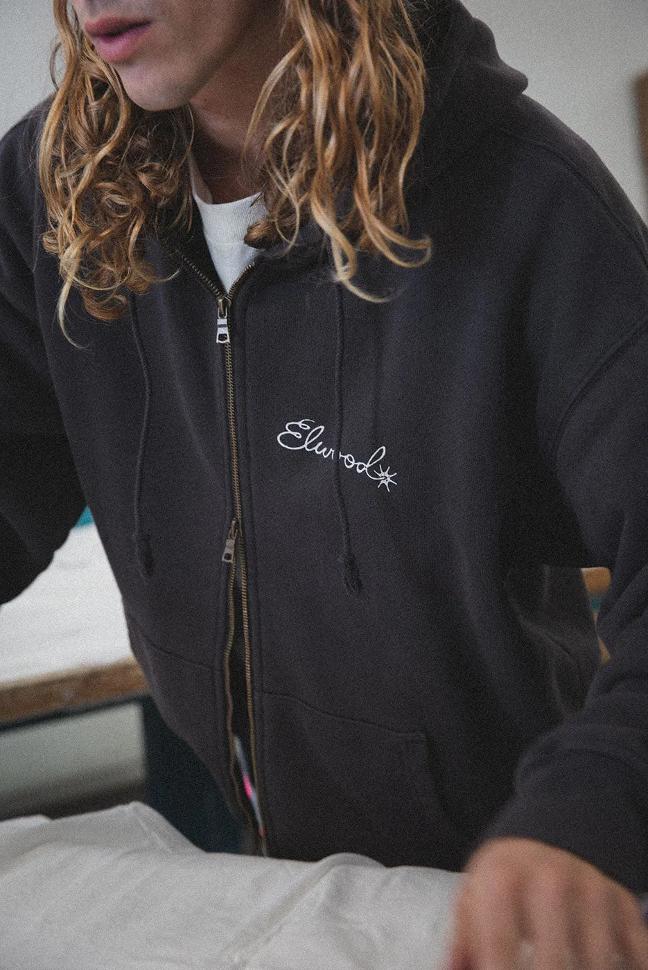 TRADEMARK ZIP HOODIE sold by Elwood Clothing product image thumbnail 5