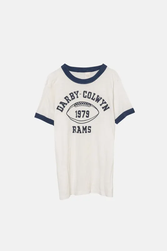 VINTAGE 79' DARBY-COLWYN RINGER TEE sold by Elwood Clothing