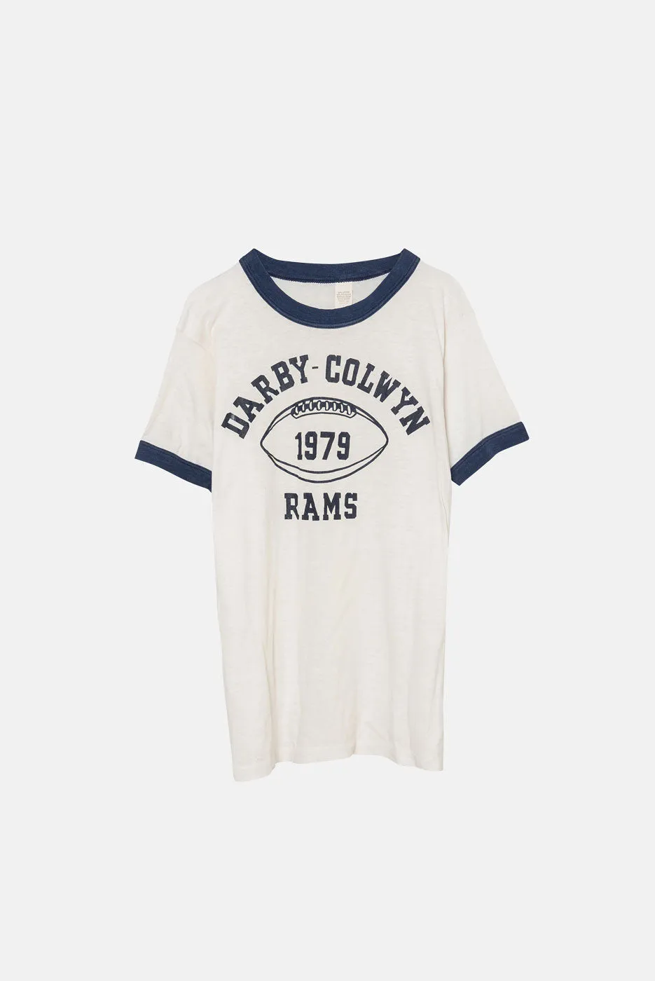 VINTAGE 79' DARBY-COLWYN RINGER TEE sold by Elwood Clothing