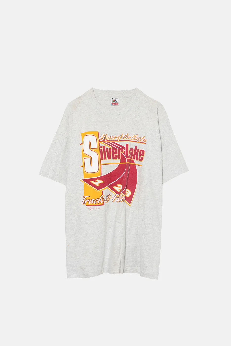 VINTAGE SILVERLAKE TRACK AND FIELD TEE sold by Elwood Clothing