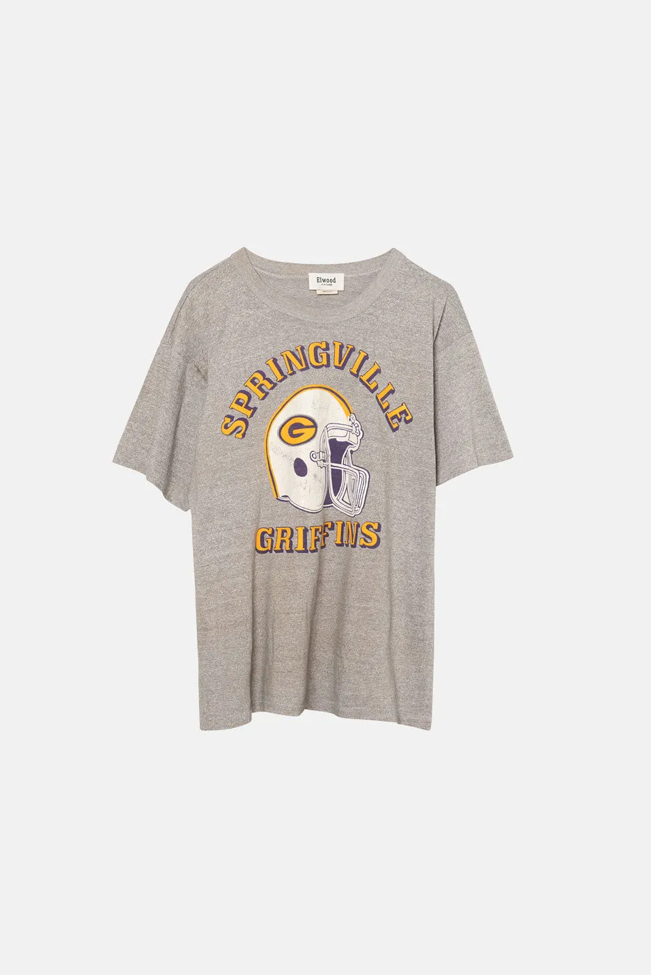 VINTAGE SPRINGVILLE FOOTBALL TEE sold by Elwood Clothing