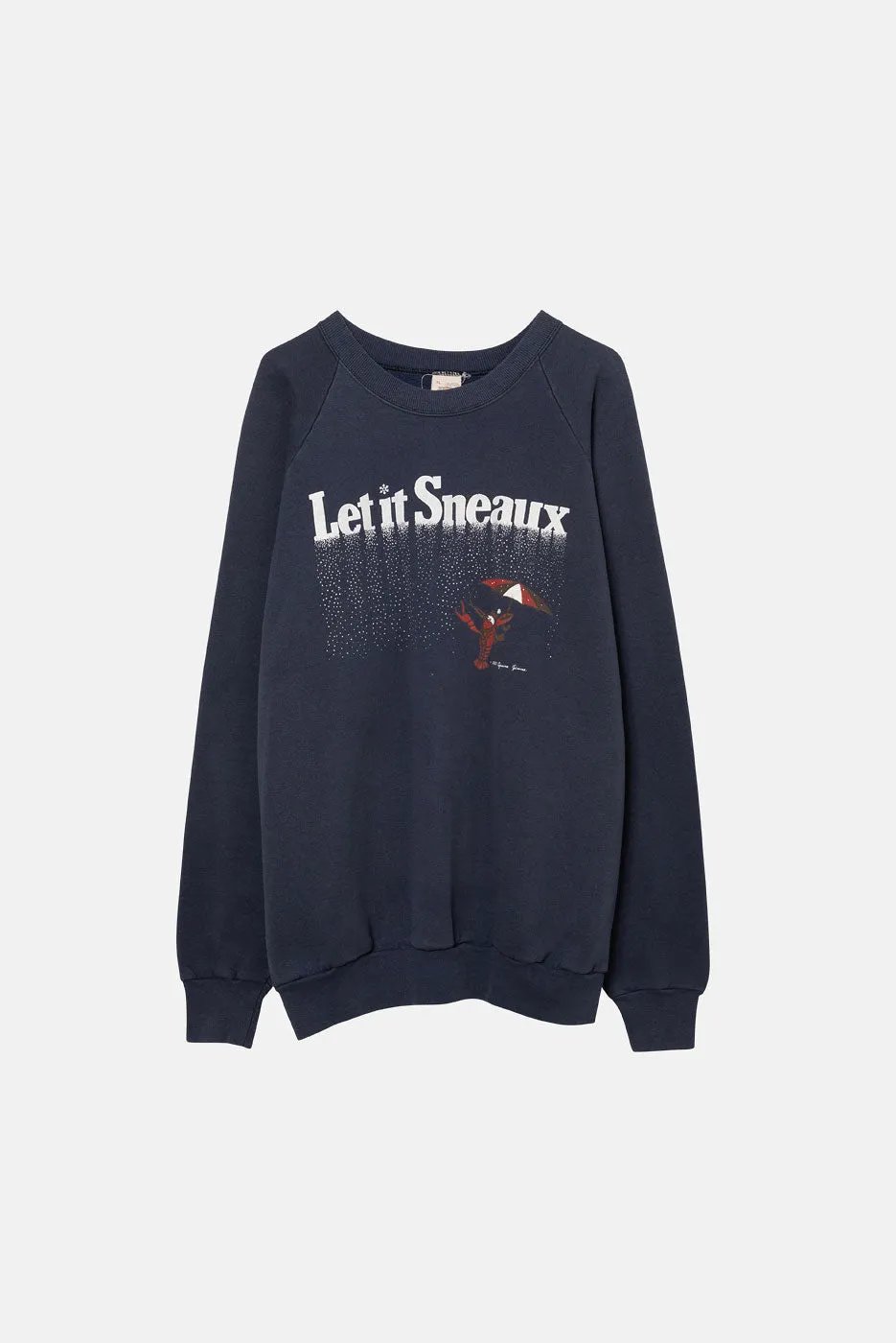 VINTAGE LET IT SNEAUX CREWNECK sold by Elwood Clothing