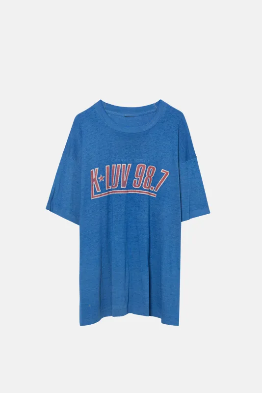 VINTAGE K-LUV 98.7 TEE sold by Elwood Clothing