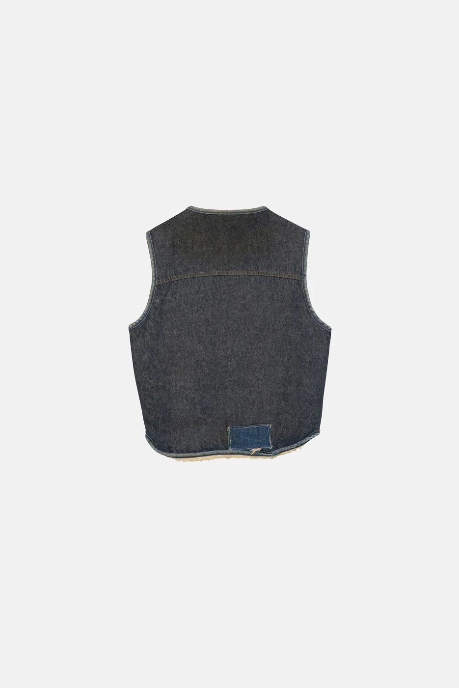 VINTAGE INDIGO DENIM VEST sold by Elwood Clothing product image thumbnail 2
