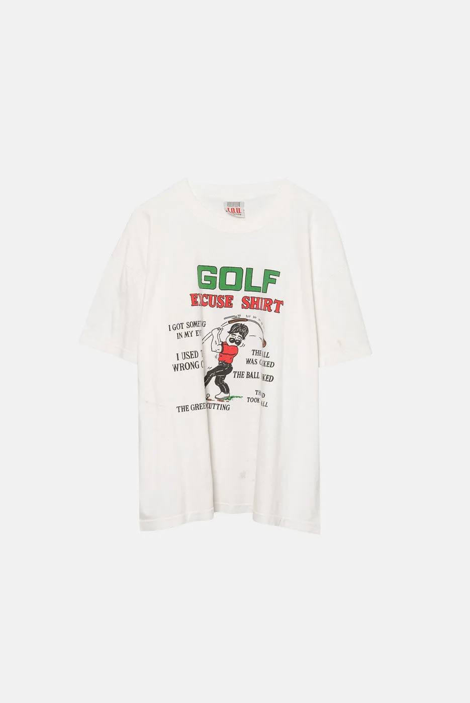 VINTAGE GOLF EXCUSE TEE sold by Elwood Clothing