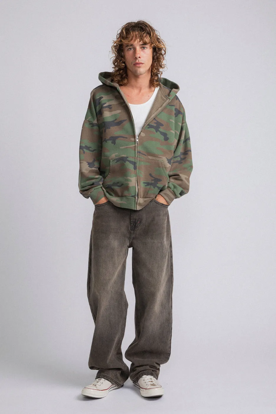 CAMO ZIP HOODIE sold by Elwood Clothing product image thumbnail 3
