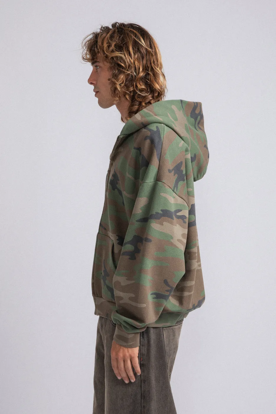 CAMO ZIP HOODIE sold by Elwood Clothing product image thumbnail 5