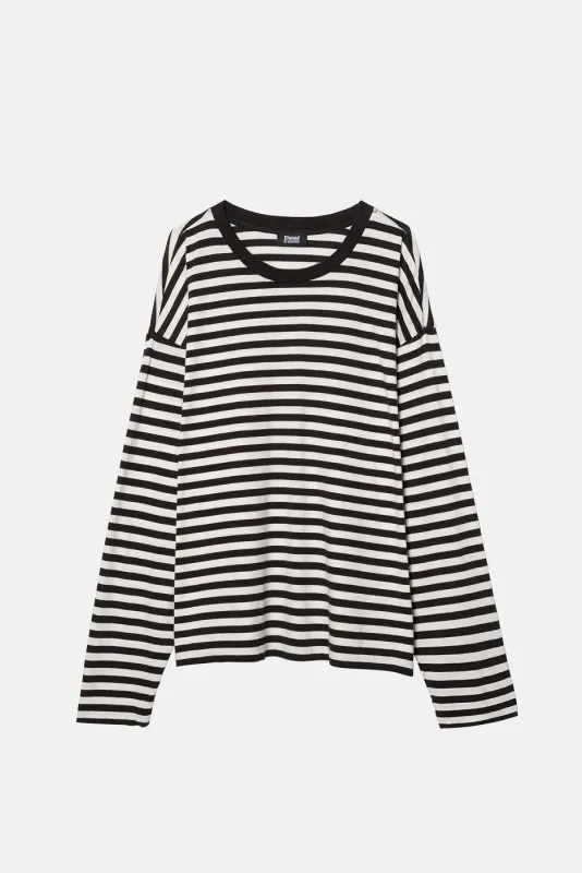 EVERYDAY STRIPED LONG SLEEVE TEE sold by Elwood Clothing
