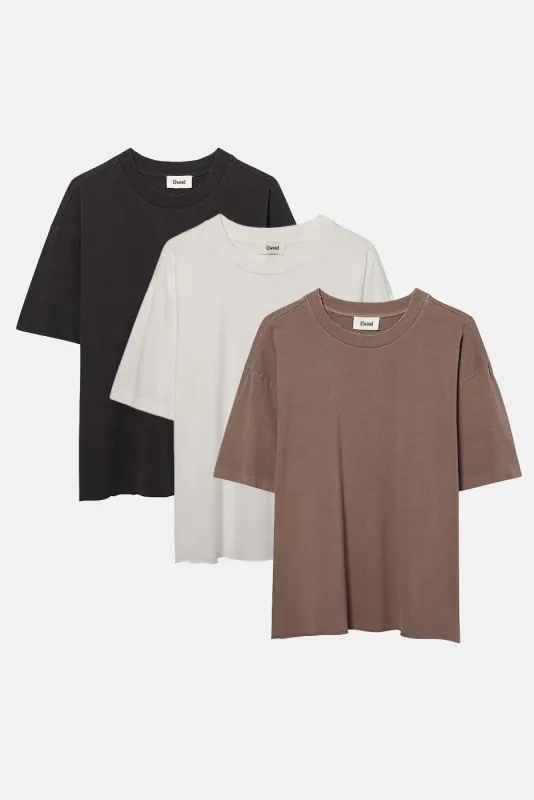 OVERSIZED CROP CORE TEE 3 PACK sold by Elwood Clothing