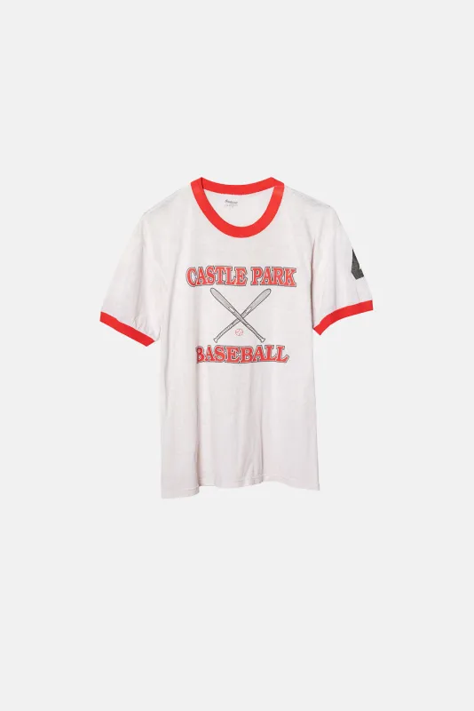 VINTAGE CASTLE PARK RINGER TEE sold by Elwood Clothing
