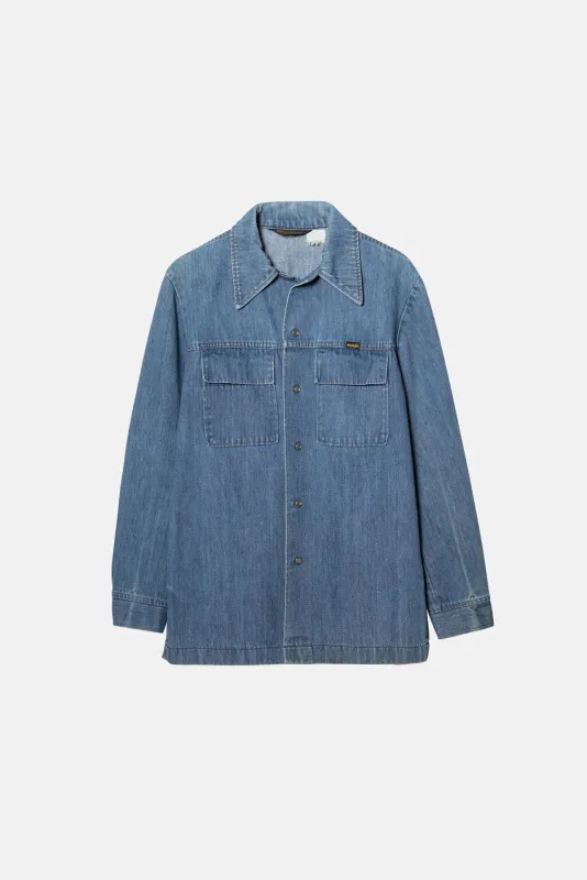 VINTAGE WRANGLER DENIM SHIRT sold by Elwood Clothing